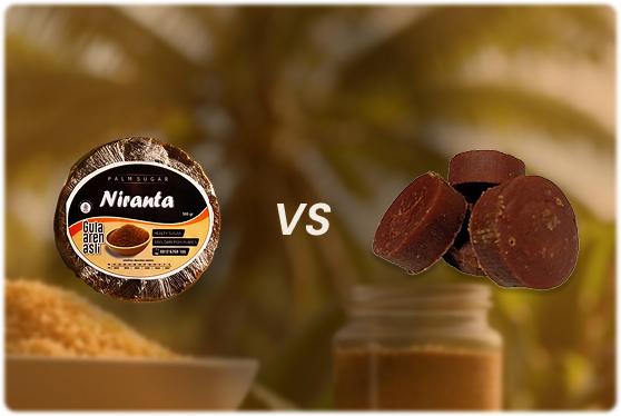 Perbedaan Antara Gula Aren dan Gula Merah